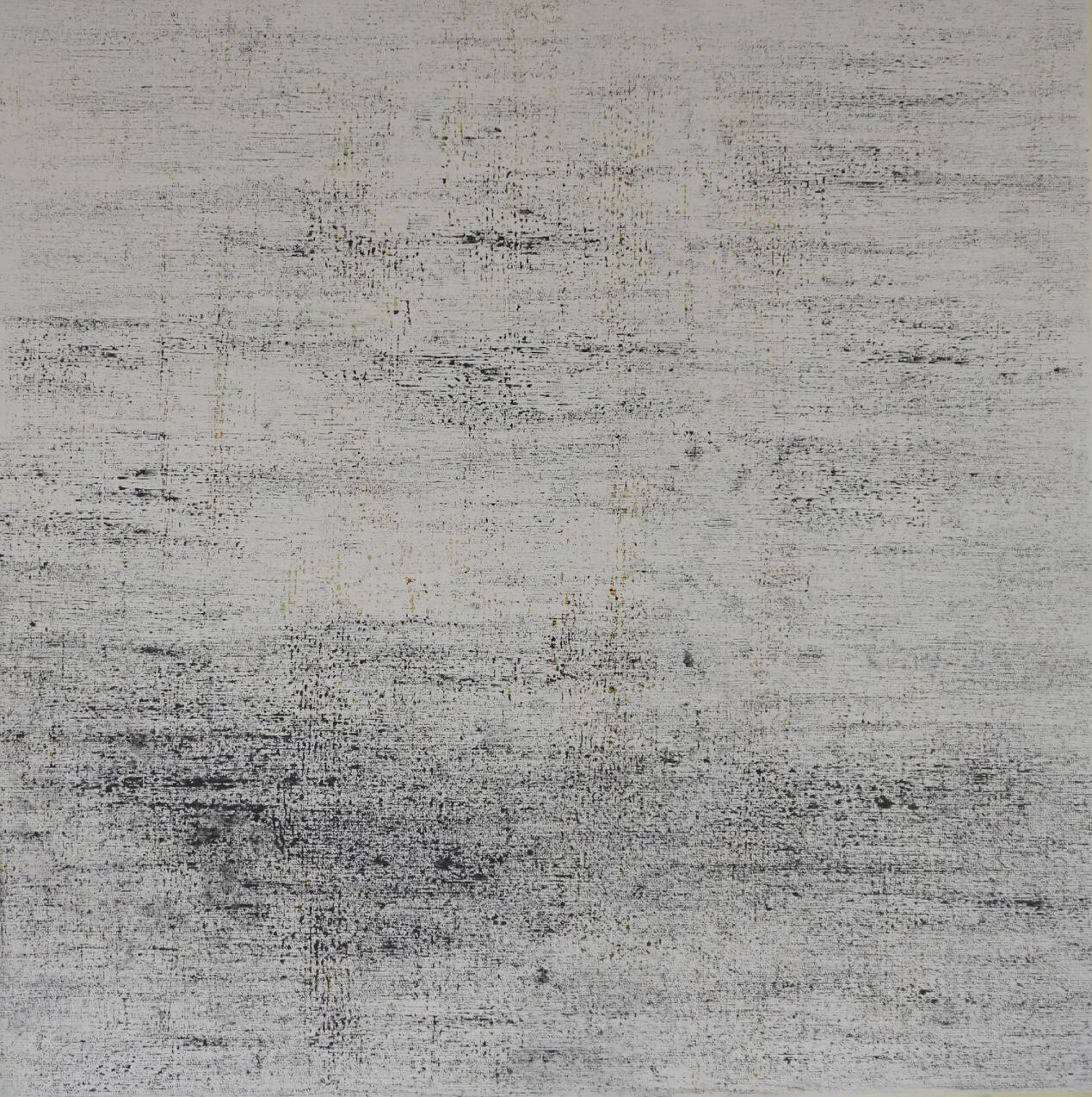 Nimeta 2026 akvarell, süsi paberil 98 × 98 cm
